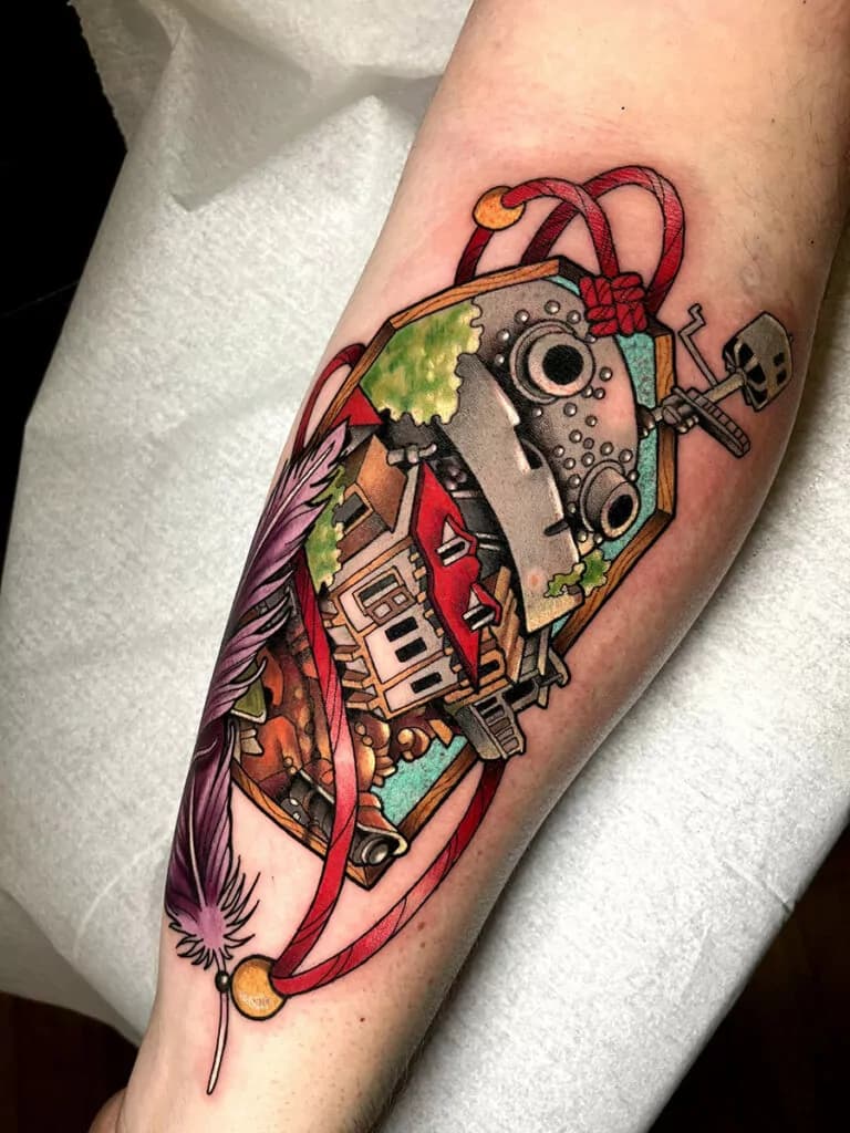 Tattoo photo before extraction