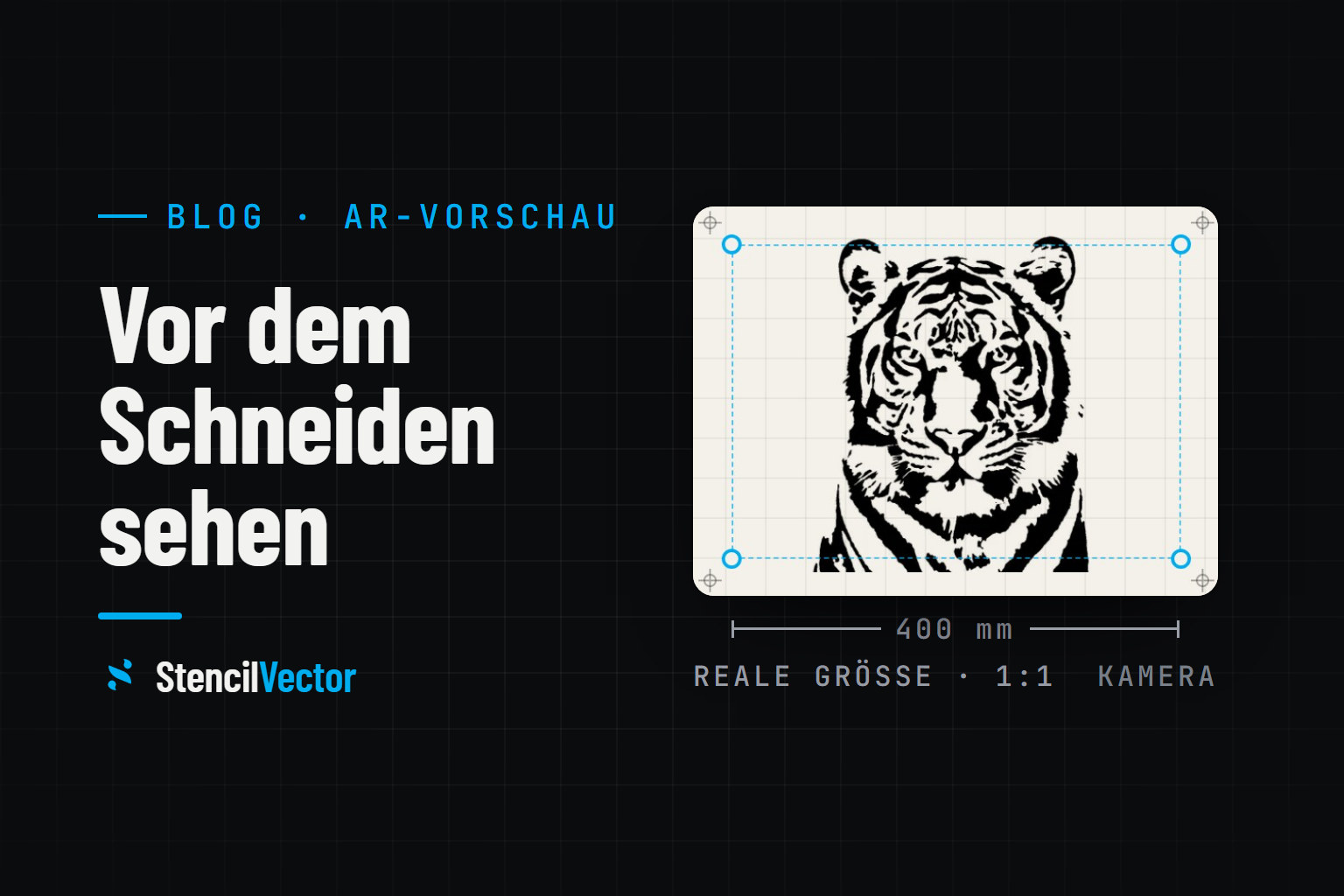 Schablonen-Vorschau in Augmented Reality: vor dem Schneiden sehen