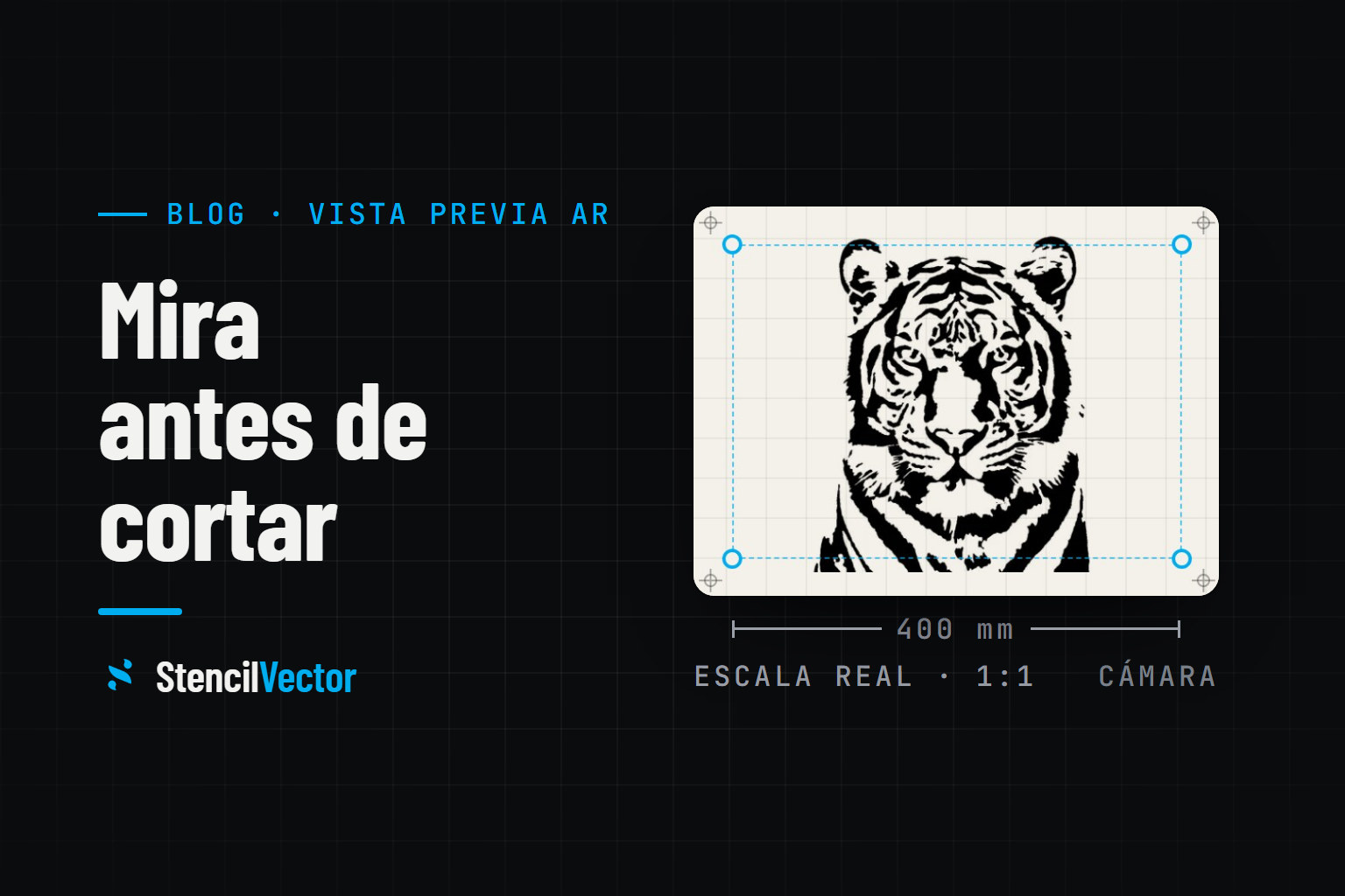 Vista previa de plantillas en Realidad Aumentada: mira antes de cortar