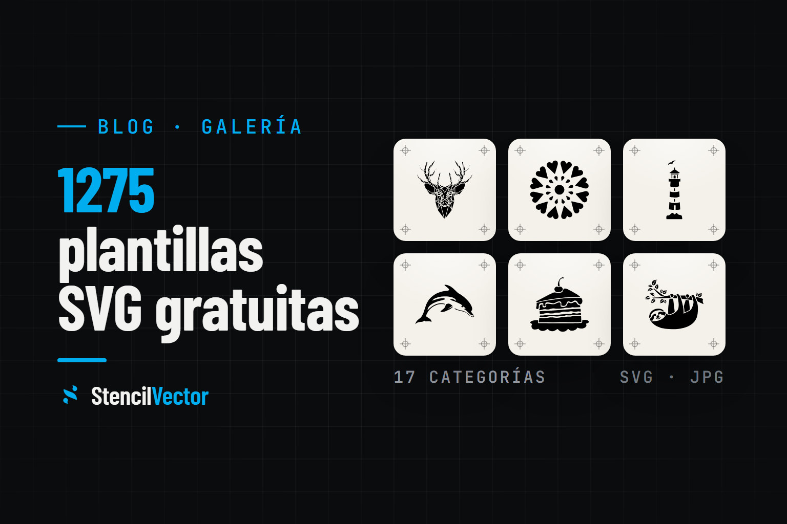Plantillas SVG gratuitas: más de 1275 diseños listos para descargar