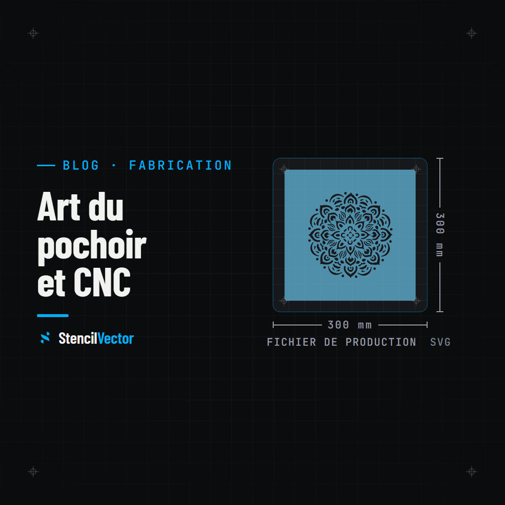 Art du pochoir et découpe CNC